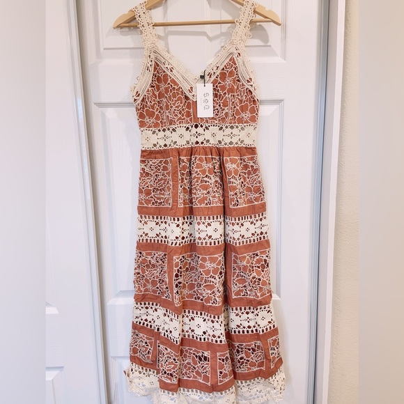 Sea New York Dresses & Skirts - NWT $595 Sea New York Joah Lace Embroidery Midi Dress